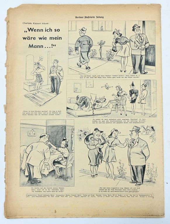German Berliner Illustrierte Zeitung Newspaper 1941