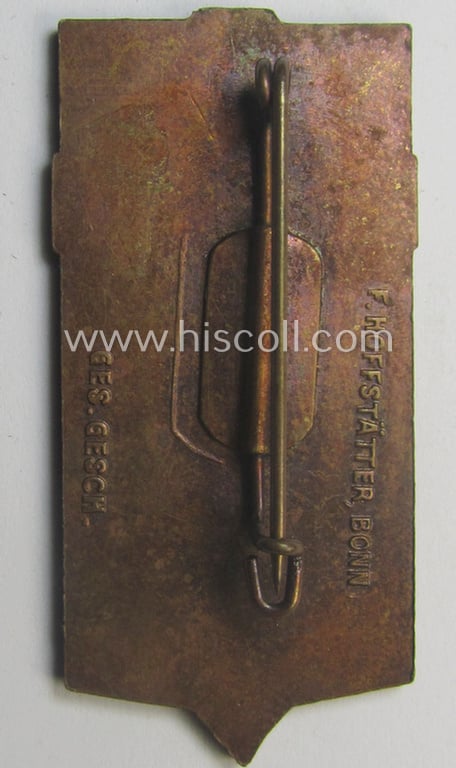 Attractive - and actually scarcely encountered! - early-period, HJ- (ie. N.S.D.A.P.-) related day-badge (ie. 'tinnie' or: 'Veranstaltungsabzeichen') as was issued to commemorate the: 'I. N.S.-Reichsjugendtag 1932'