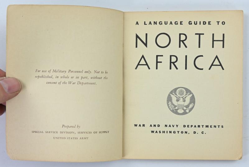 US WW2 North African Language Guide