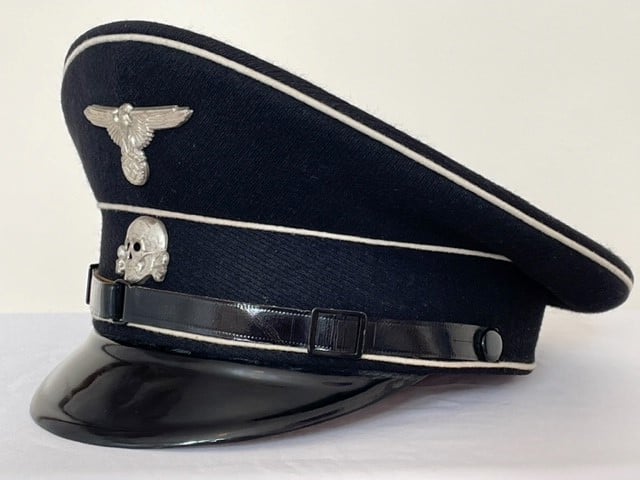 GERMAN WWII ALLGEMEINE SS ENLISED MANS/NCO VISOR CAP