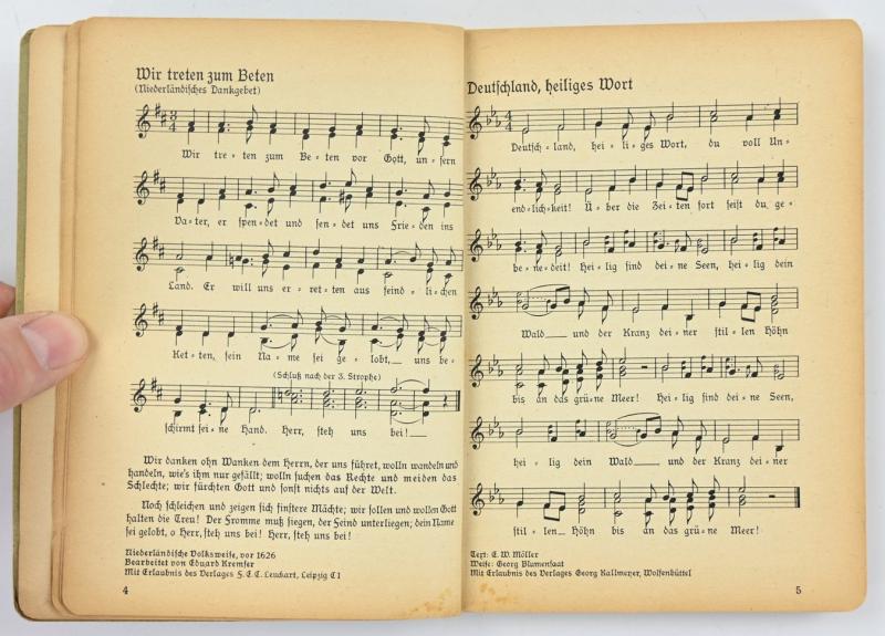 German NSDAP Songbook '7. Armeekorps'