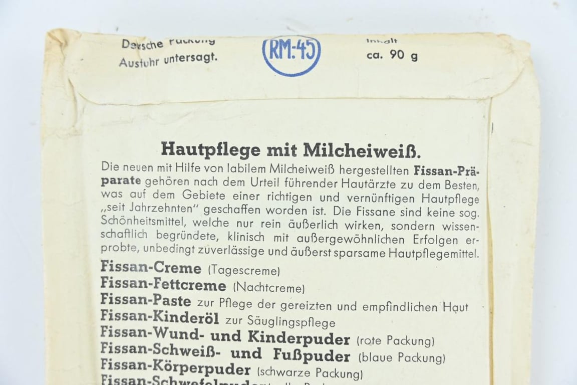 German Third Reich Package of Footpowder