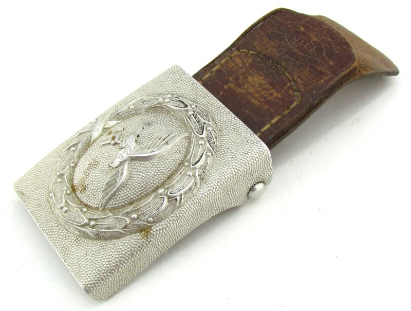 Luftwaffe Tabbed Aluminum Buckle  ( S.H.u.C.o 1939 )