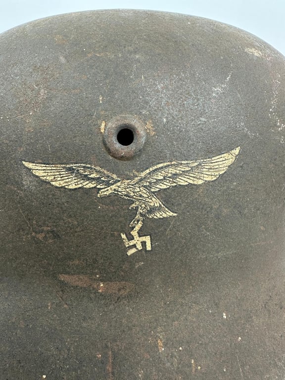 M42 Luftwaffe Helmet Untouched and Uncleaned