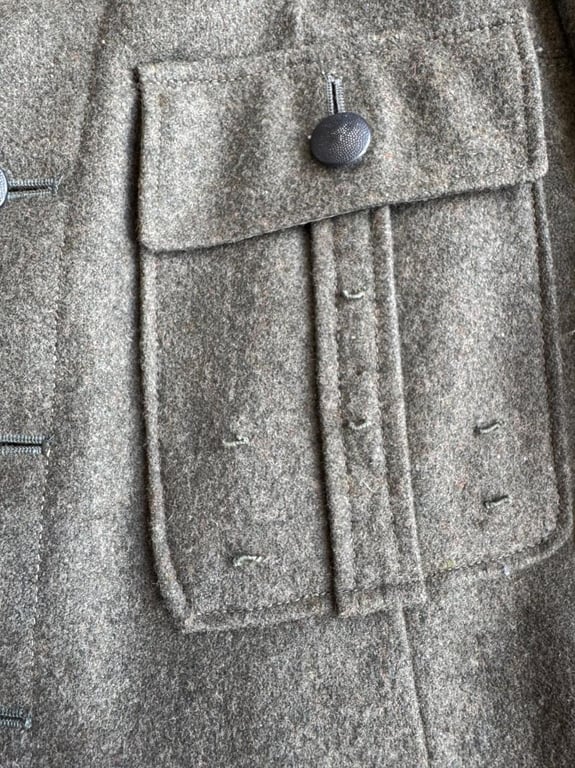 Wehrmacht Heer M43 Tunic with upgraded M36 collar