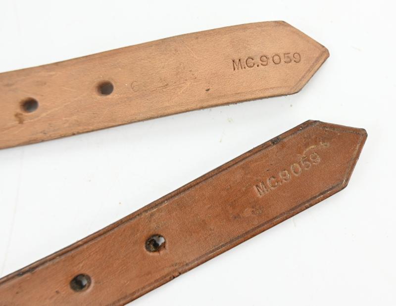 British WW2 Leather Equipment Strap