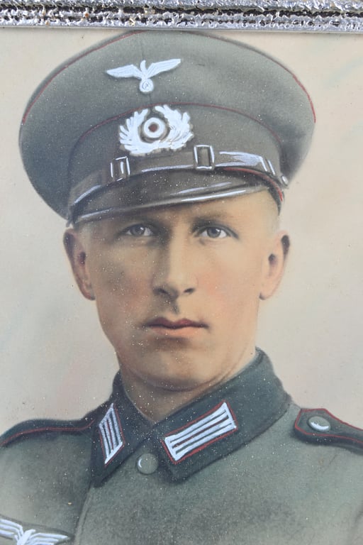 German WH Framed Portrait Picture