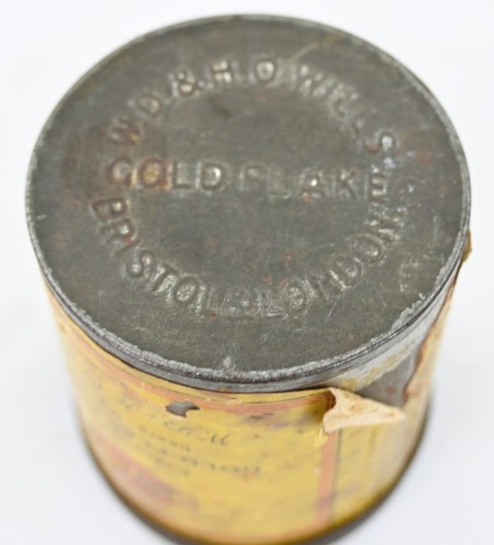 British WW2 Gold Flake Cigarettes Tin Can