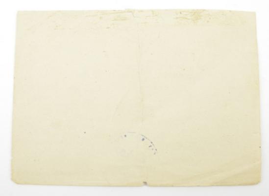 German WH Medic Memberships Card 1945