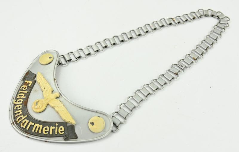 German WH Feldgendarmerie Gorget