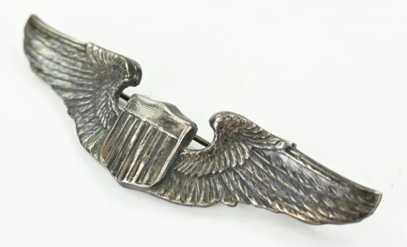 USAAF WW2 Sterling Pilot Wing