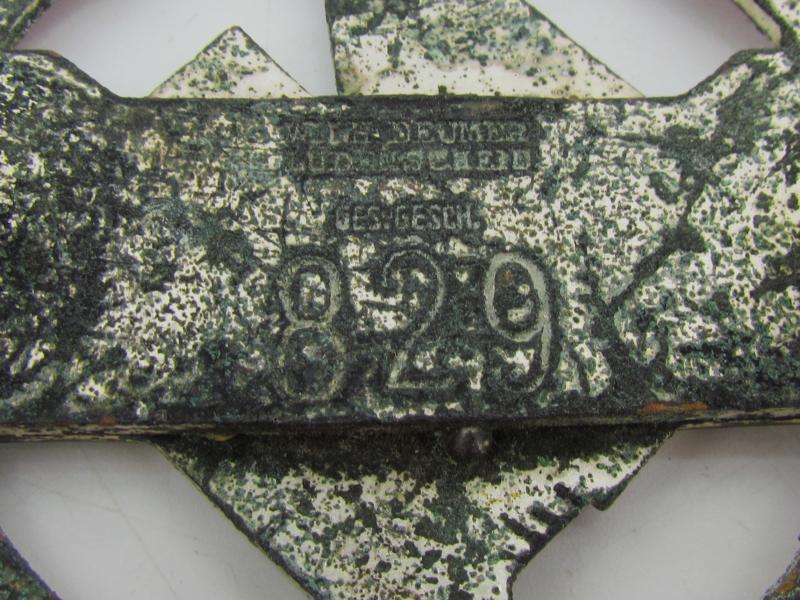 DLV Vehicle Plaque, by Wilhelm Deumer