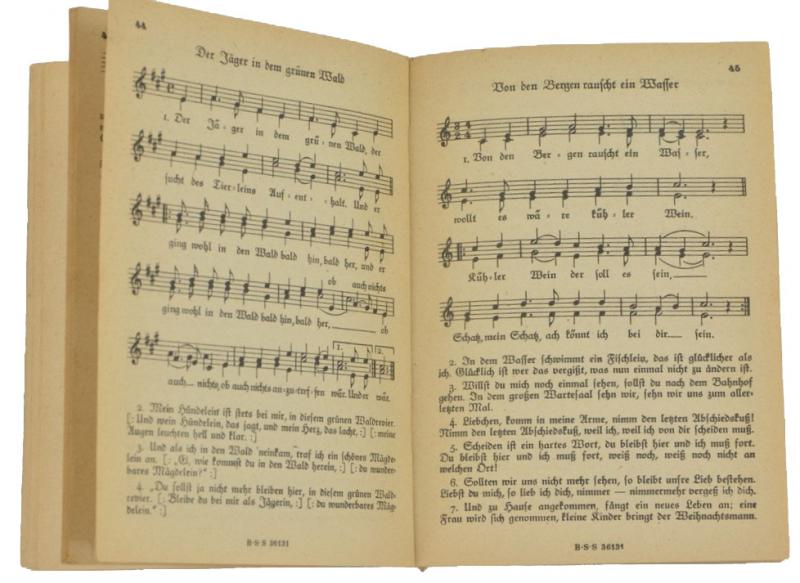 German WH Marching Songs Pocket Book