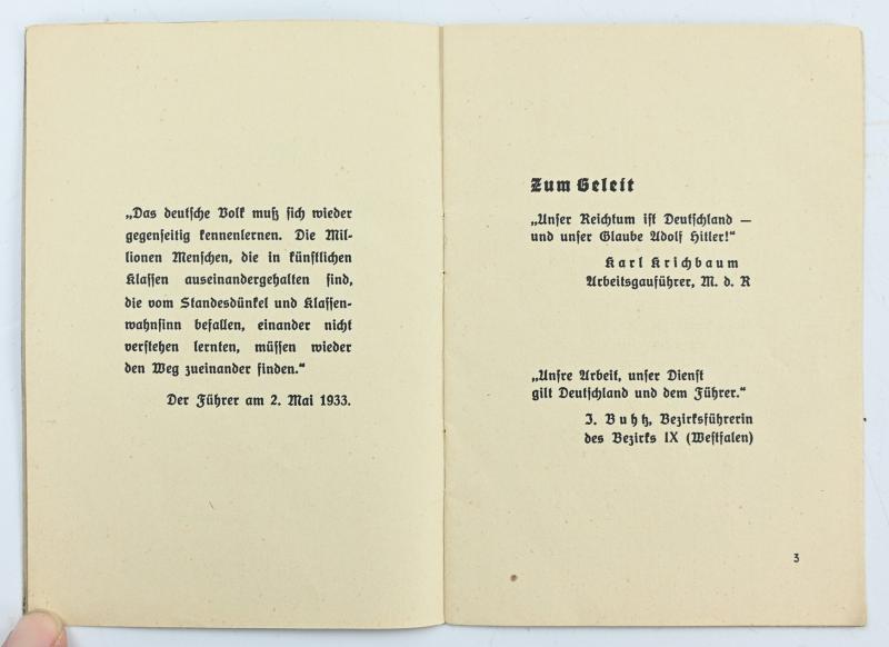 German RAD 'Gedichte' Booklet