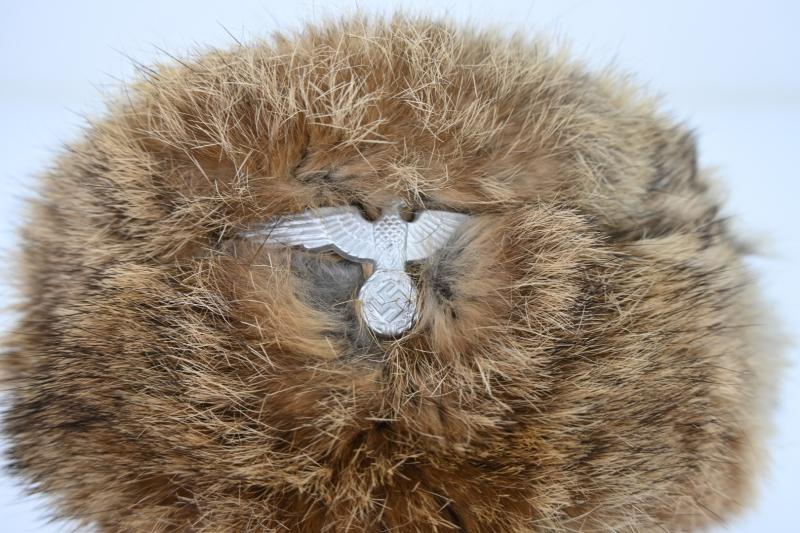 German WH Winter Cap Pelzmutze