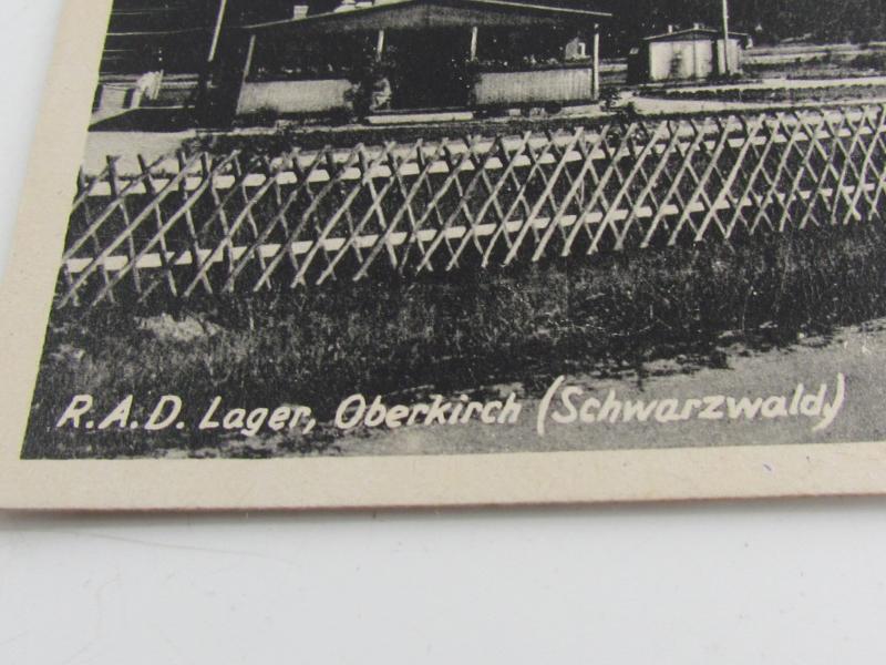 Postcard : Reich Labor Service ( RAD ) Department Oberkirch