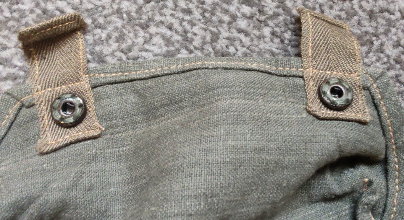 WWII German cloth gas plane bag