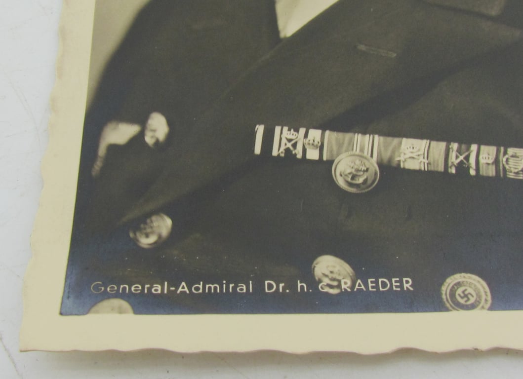 “Portrait Photo of Generaladmiral Dr. h.c. Erich Raeder