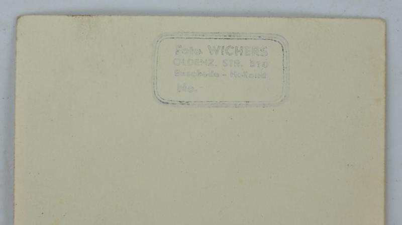 German Waffen-SS Portrait Picture 'Enschede Holland'