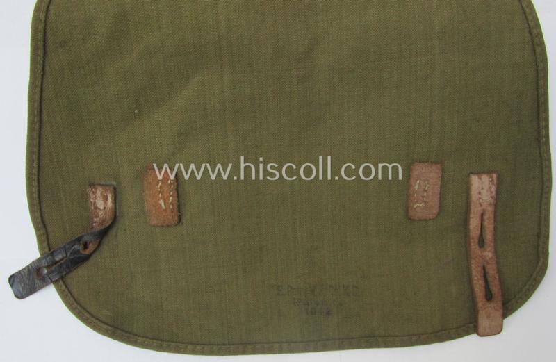 Mid-war-period, so-called: 'M31'-type, WH (Heeres ie. Waffen-SS etc.) 'Brotbeutel' (ie. bread-bag) being a maker-marked and/or: '1942'-dated example that comes in a 'virtually mint- ie. unissued' condition