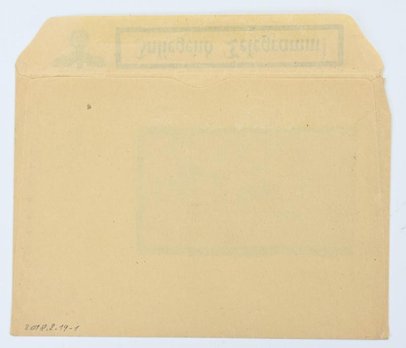German Reichspost Telegram Berliner