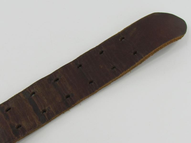 WH/LW Brown Officer ‘Zweidorn’ Double Claw Belt