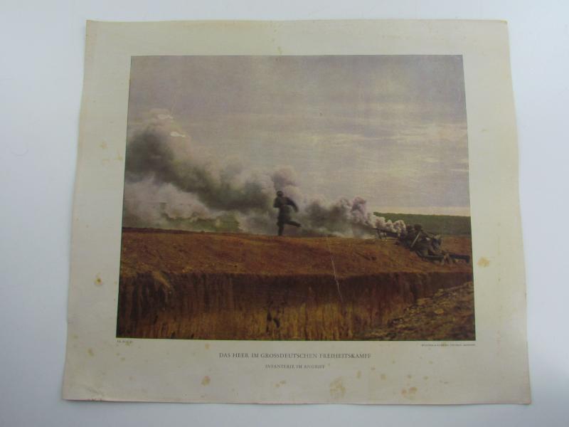 German.Printed Photo,”Das Heer Im Grossdeutschen Freiheitskampf