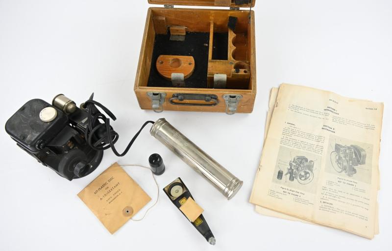 USAAF WW2 A-10A Sextant in original case