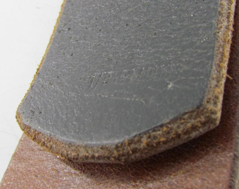 WH/SS Leather Equipment belt ( RB Numbered )