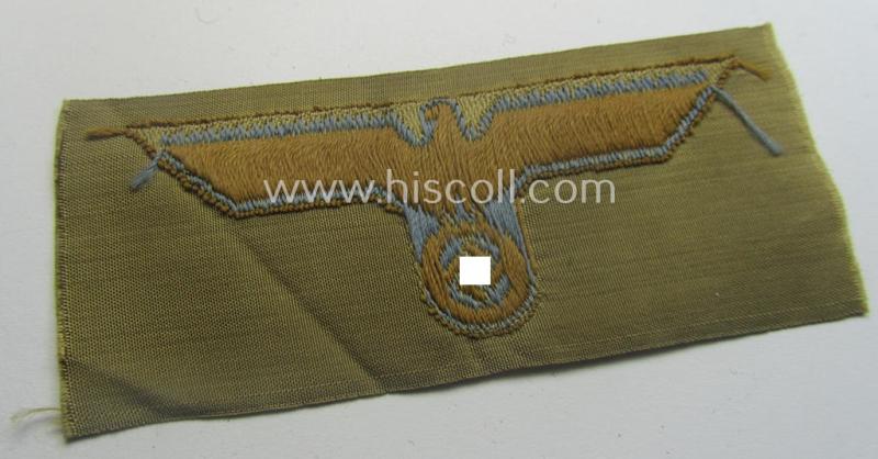 WH (Heeres) 'tropical-issue' (ie. DAK or: 'Deutsches Afrika Korps'-related-) side-cap-eagle
