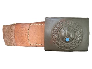 WH (HEER) Steel Belt Buckle  '' C.T. Dicke...