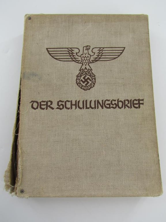 NSDAP Magazine Der Schulungsbrief 1934 In Original Binder