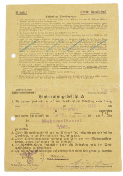 German WH Portrait/Paper Grouping 'August Muus'