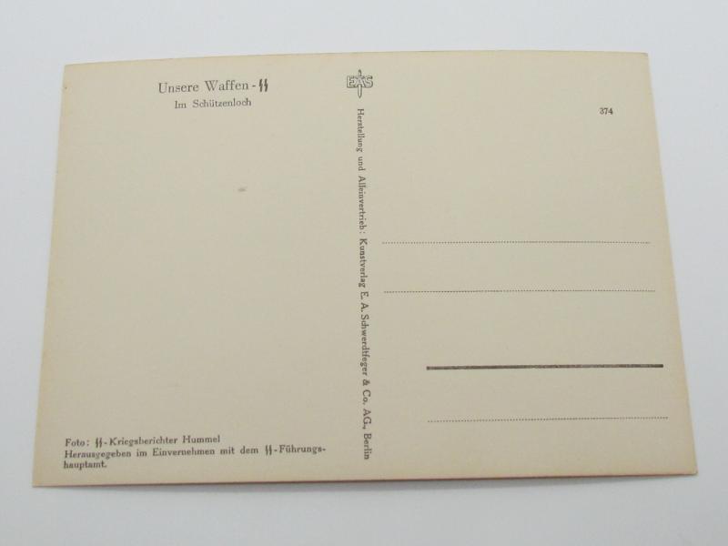 Postcard : Unsere Waffen-SS