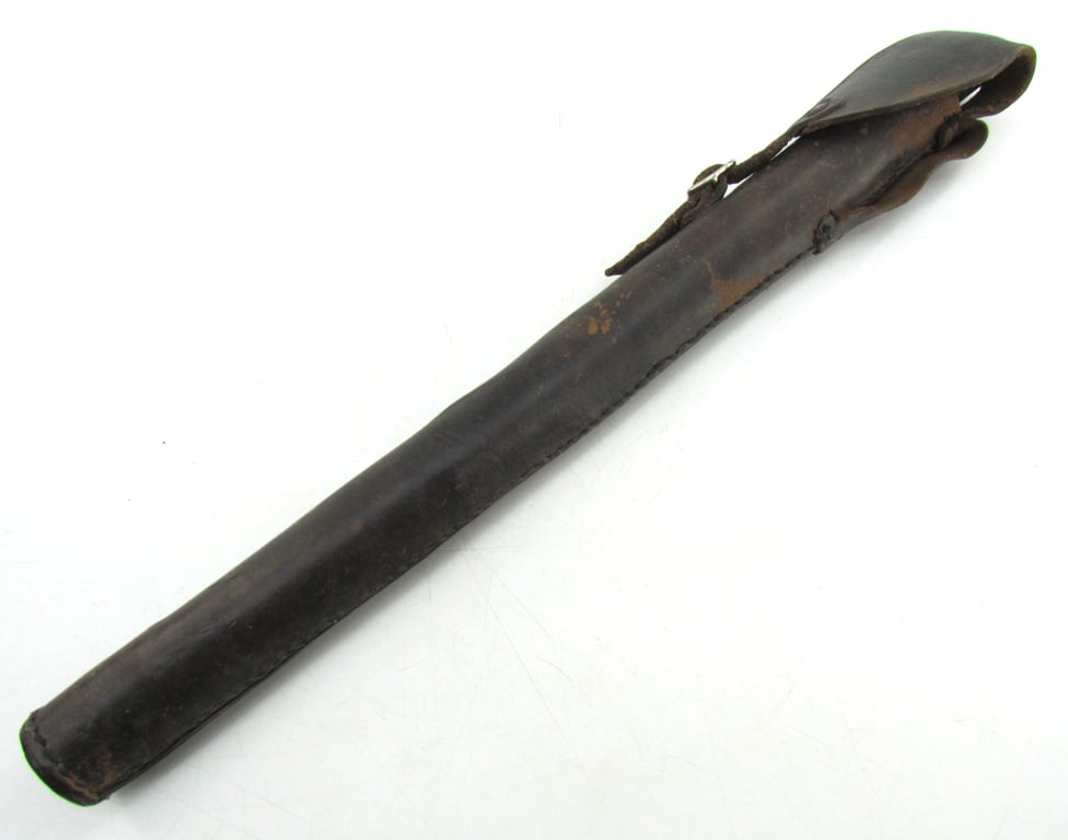 BDM (Bund Deutscher Mädel) marching fife with original black leather carrying case.