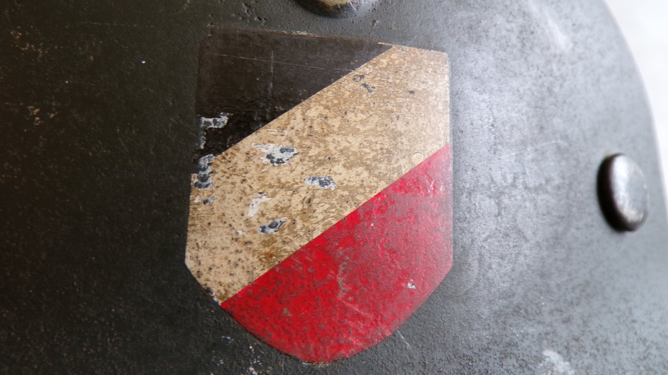 HEER M40 DOUBLE DECAL COMBAT HELMET