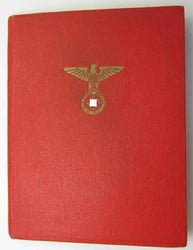 Pre-war-period- (ie. 1939-dated) so-called: N.S.D.A.P.-related membership-booklet (ie. 'Partei...