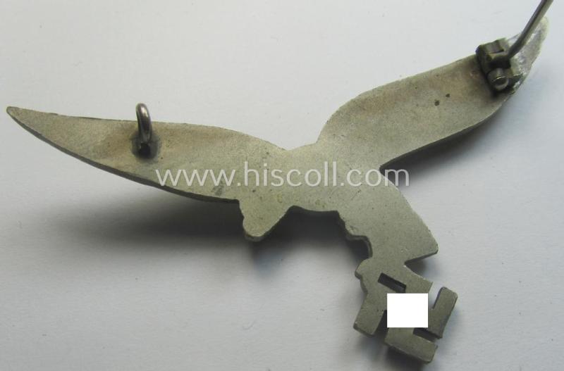 Early-period WH (Luftwaffe) 'Buntmetall'-based breast-eagle ('down-tailed'-pattern)