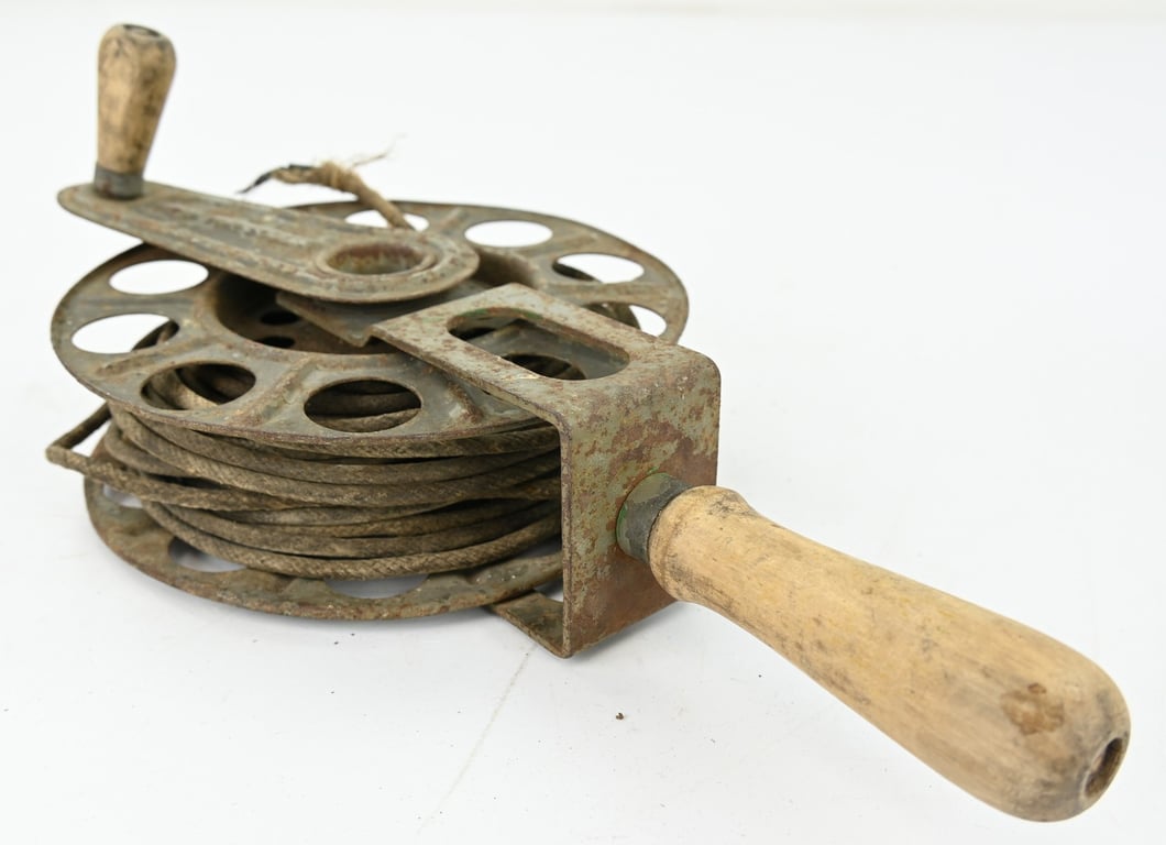 German WH Signal Troops Cable Reel with Cable