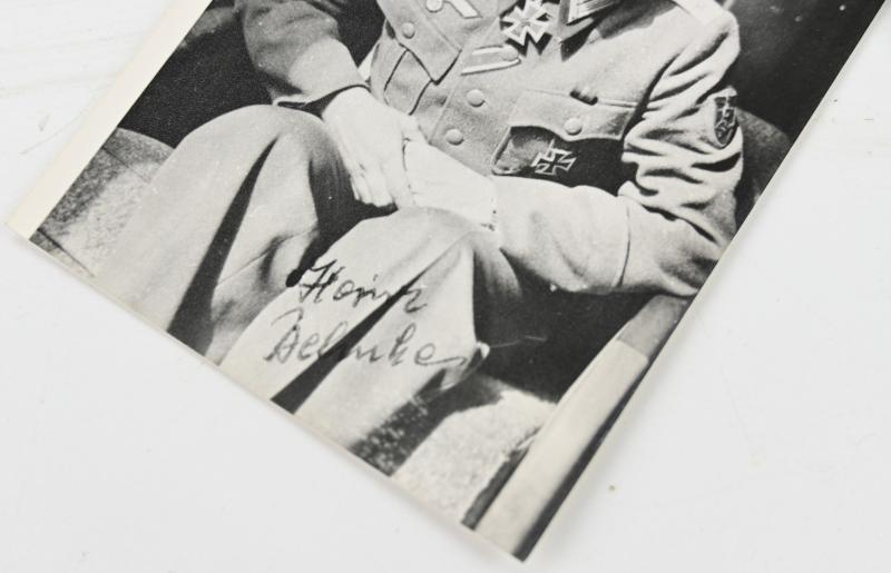 SIgnature of Wehrmacht Heer KC Recipient 'Heinz Behnke'