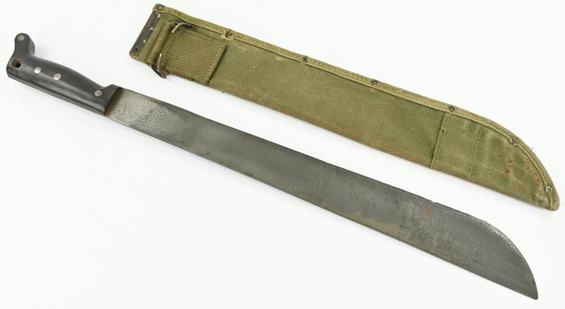 US WW2 Manchete with Canvas Scabbard