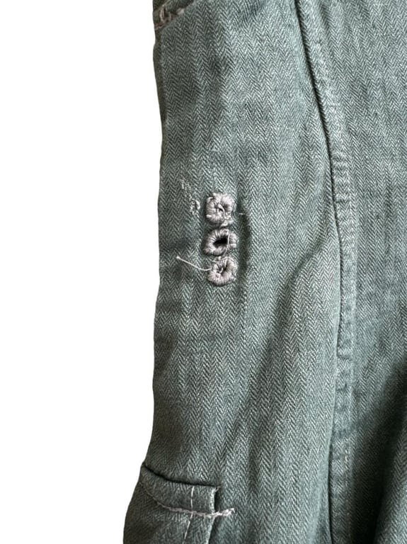 Wehrmacht ( Heer ) ‘Drillich’ (HBT) M43 Field Blouse (Feldbluse)...Mint.