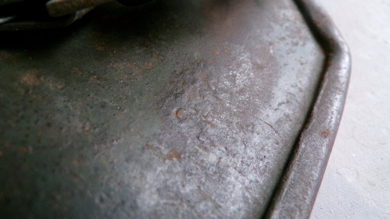 Rare small size DD M35 steel helmet