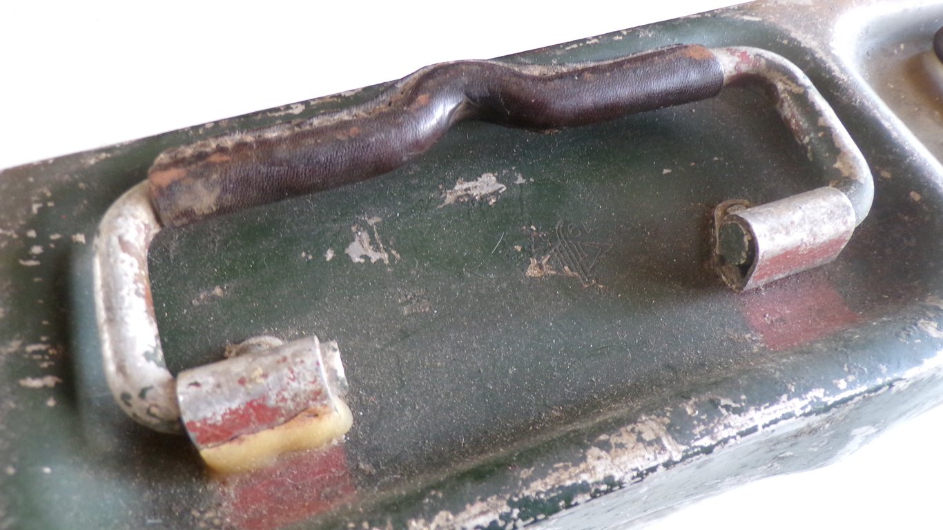 Normandy Camo Slanted-Lid Aluminium MG34 Ammo Box