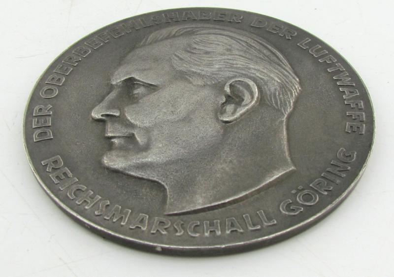 German Luftwaffe Göring Award Plaque – 74 mm – Technical Service in Case