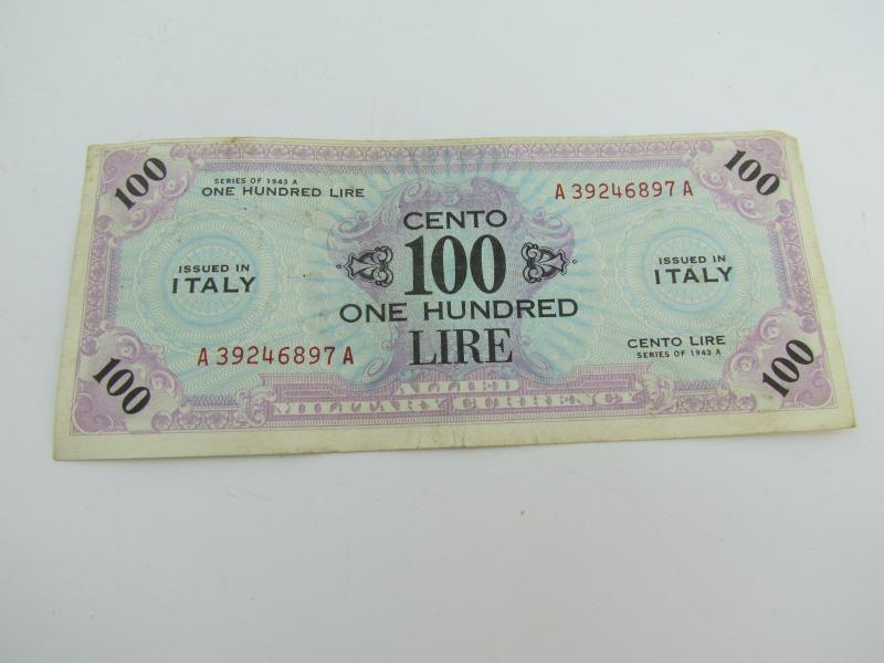Allied Forces money for Italy