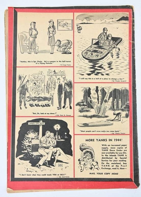 US WW2 Yank Down Under Magazine February 11th 1944