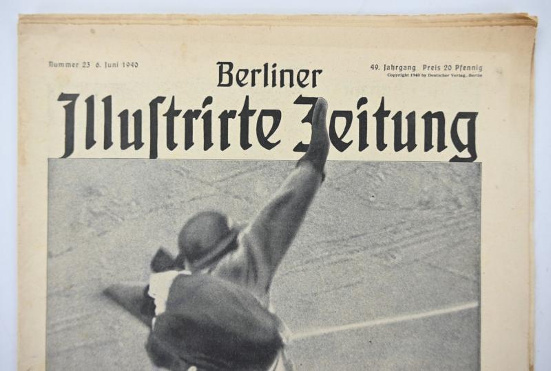 German Berliner Illustrierte Zeitung Newspaper June 1940
