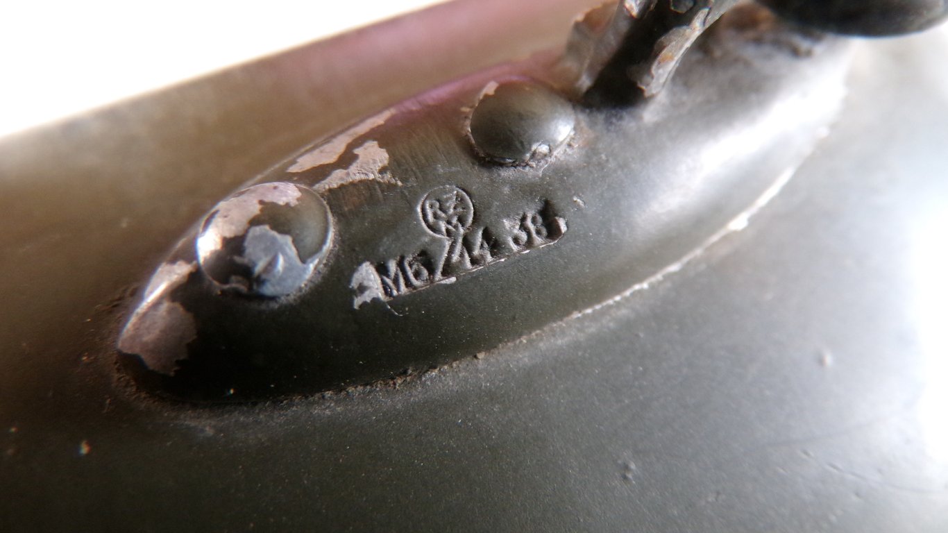 Rare Pre-War Matching RZM M6/44 1938 Aluminum Mess Tin - 85% Original Paint