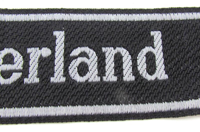 Waffen-SS BeVo 'Nederland' Cufftitle